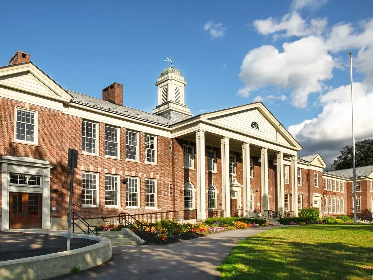 Parent reviewing labeled school information